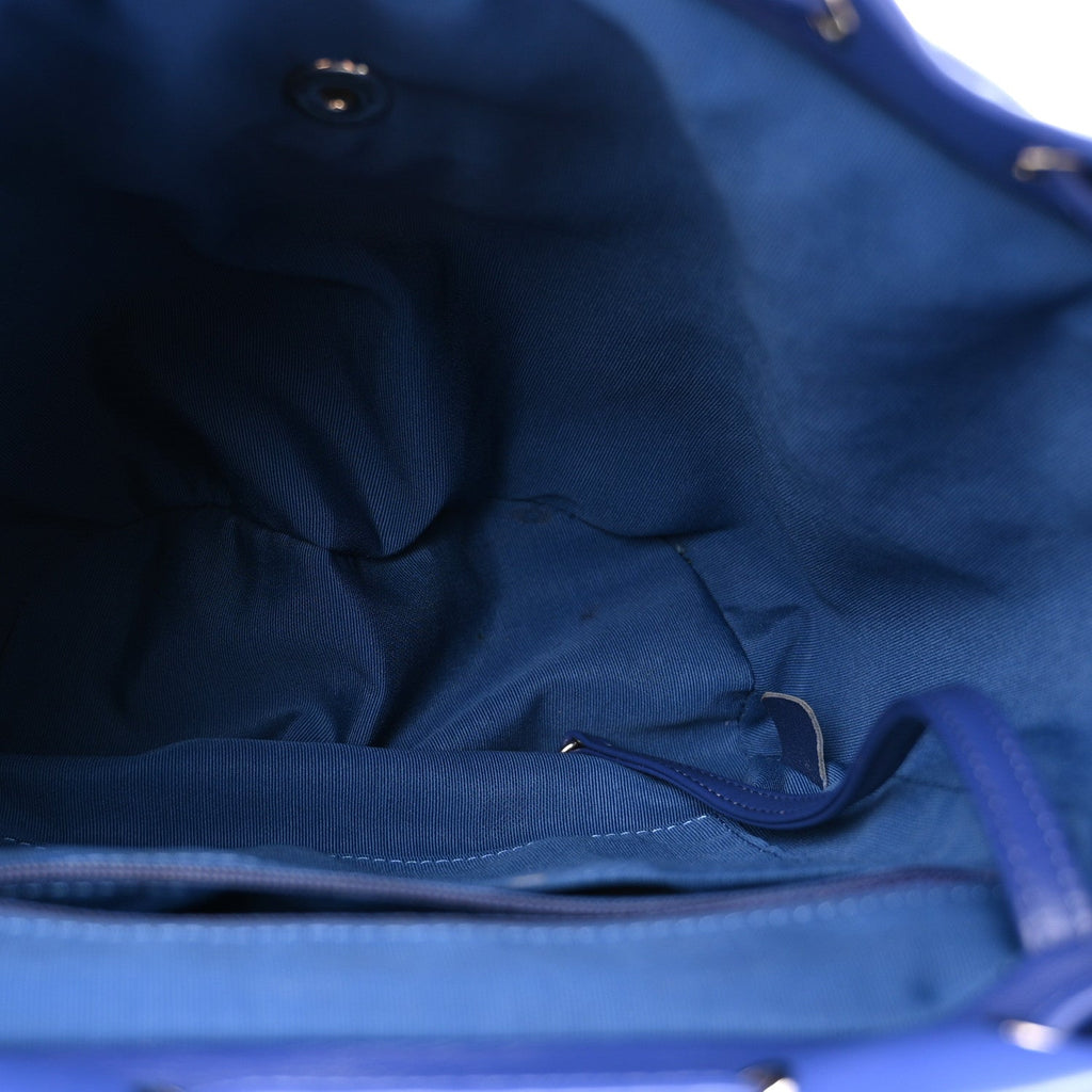 Chanel Lambskin Quilted Large Urban Spirit Backpack Blue