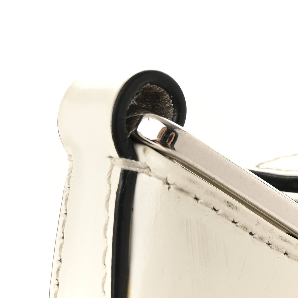 Prada Spazzolato Cleo Adjustable Strap Shoulder Bag White