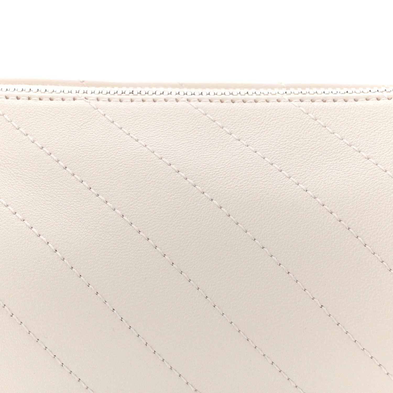 Gucci Sakai Be Green Calfskin Diagonal Stitched Mini Blondie Barrel Shoulder Bag Mystic White