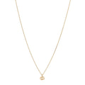 Gucci 18K Yellow Gold Blue Topaz Running G Pendant Necklace