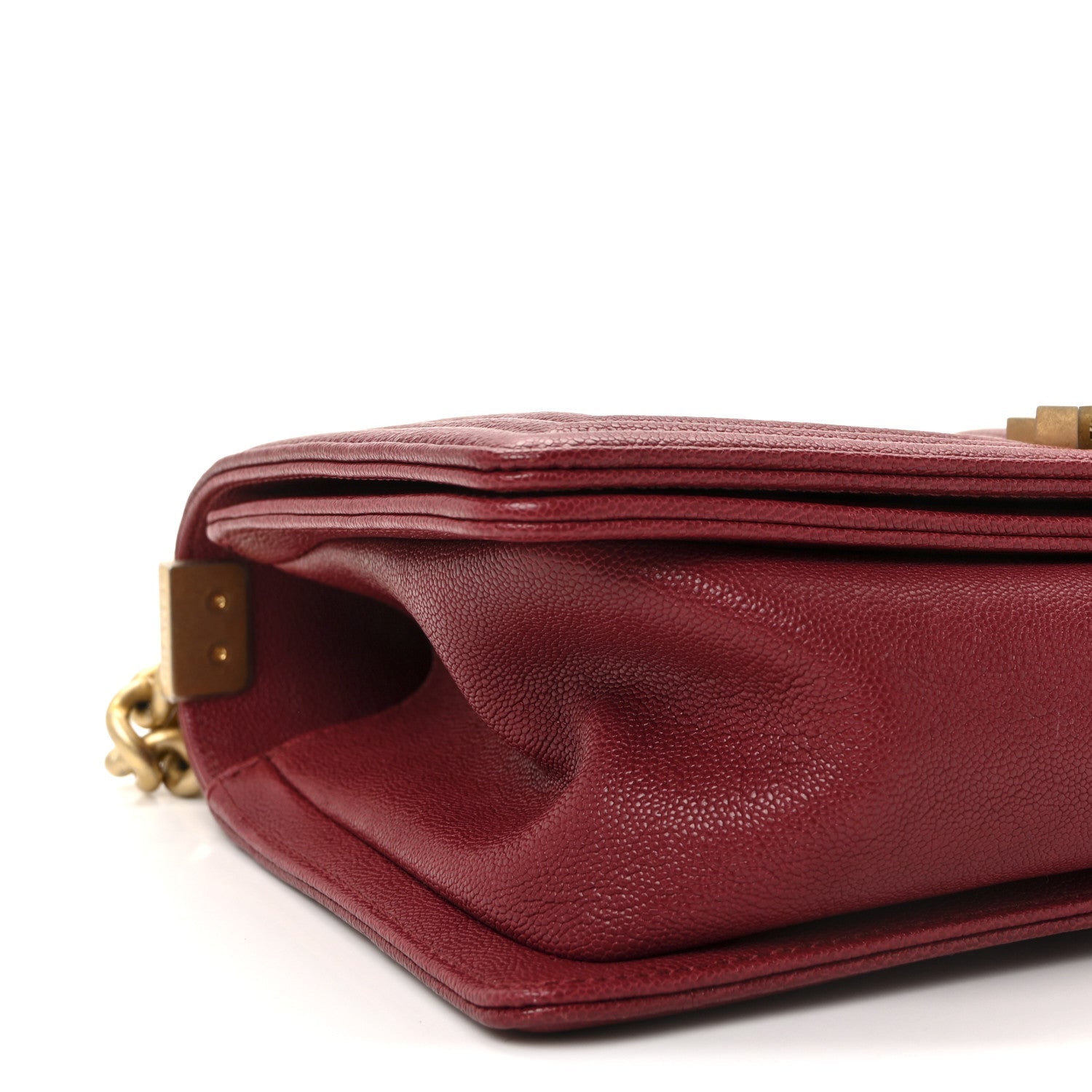 Chanel Caviar Quilted Medium Boy Flap Burgundy