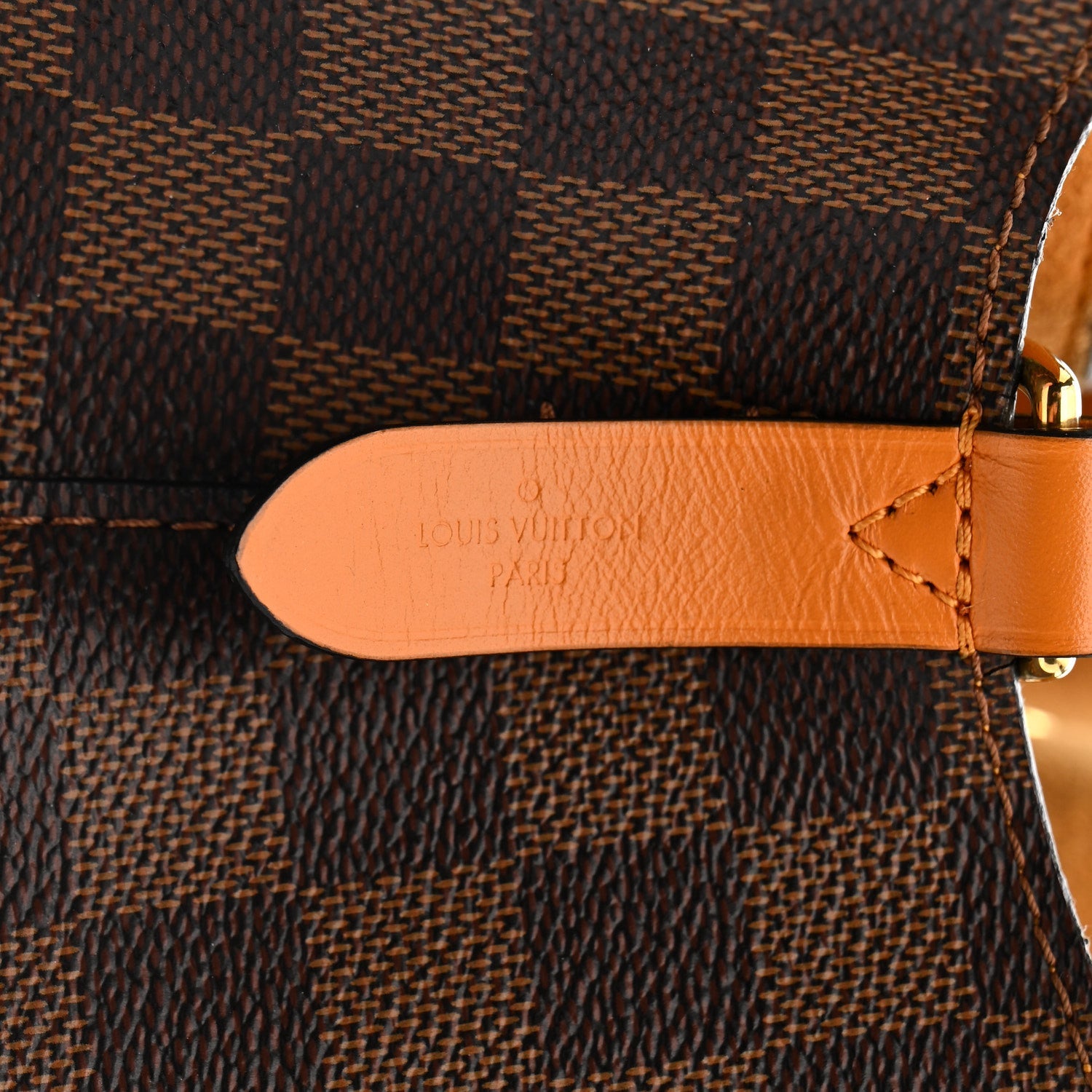 Louis Vuitton Damier Ebene Neonoe MM Safran