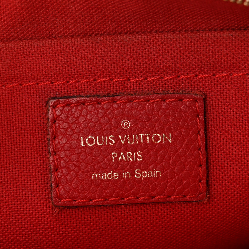 Louis Vuitton Monogram Pallas Clutch Cherry