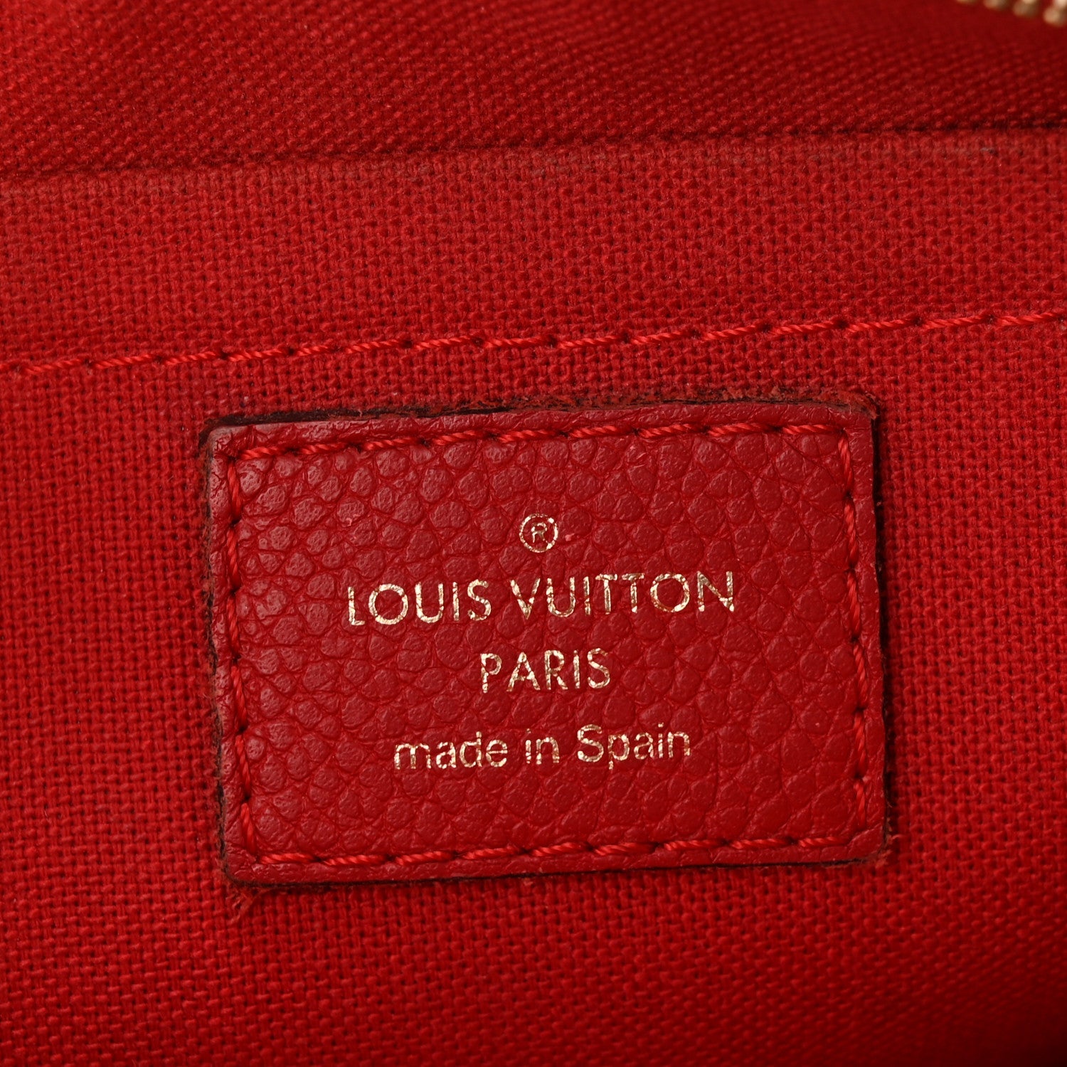 Louis Vuitton Monogram Pallas Clutch Cherry