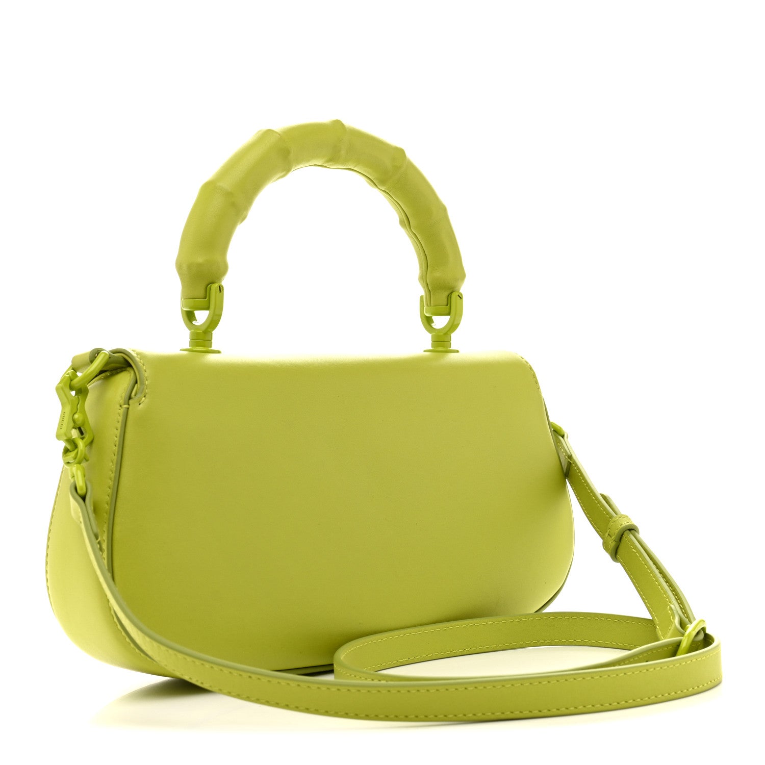 Gucci Calfskin Medium Bamboo Green