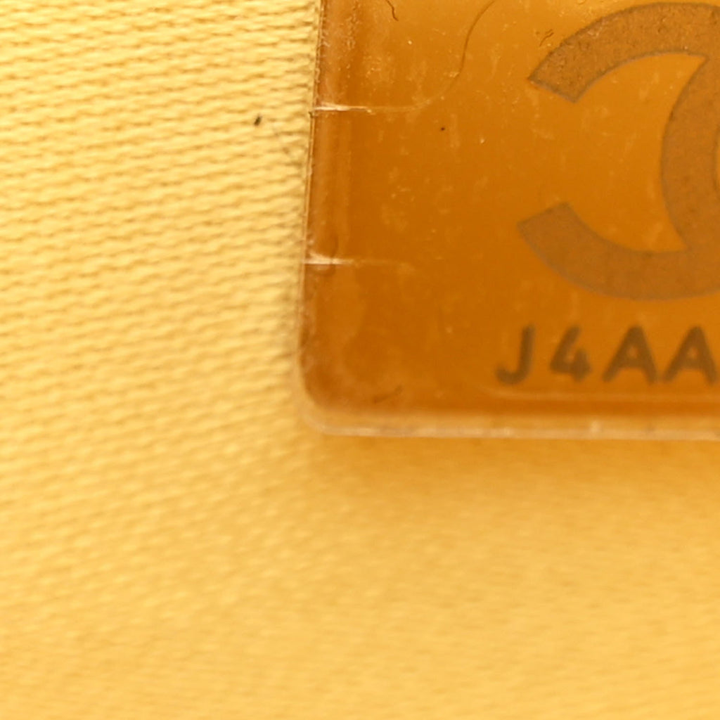 Chanel Caviar Quilted Small Chanel 25 Handbag Light Yellow