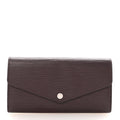 Louis Vuitton Epi Sarah Wallet NM Cassis