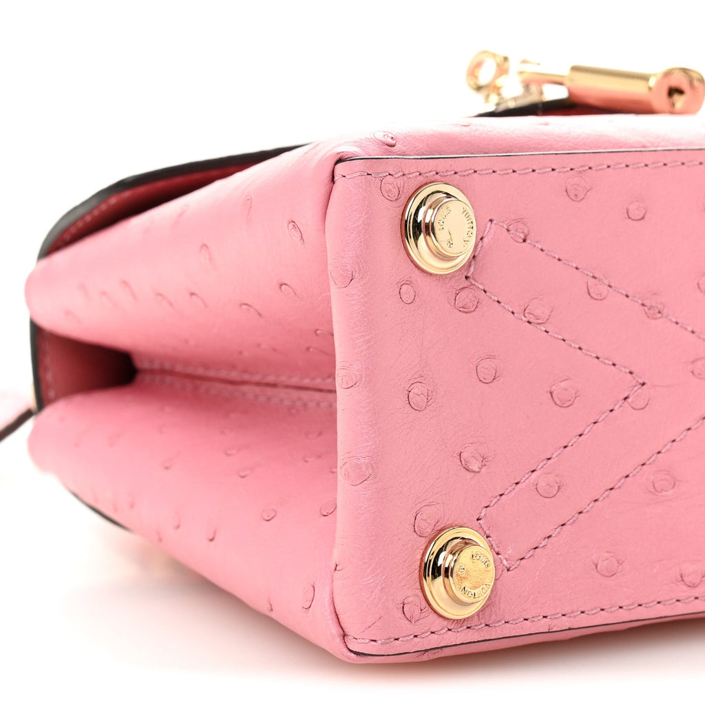 Louis Vuitton Ostrich Rose Des Vents Mini Pink