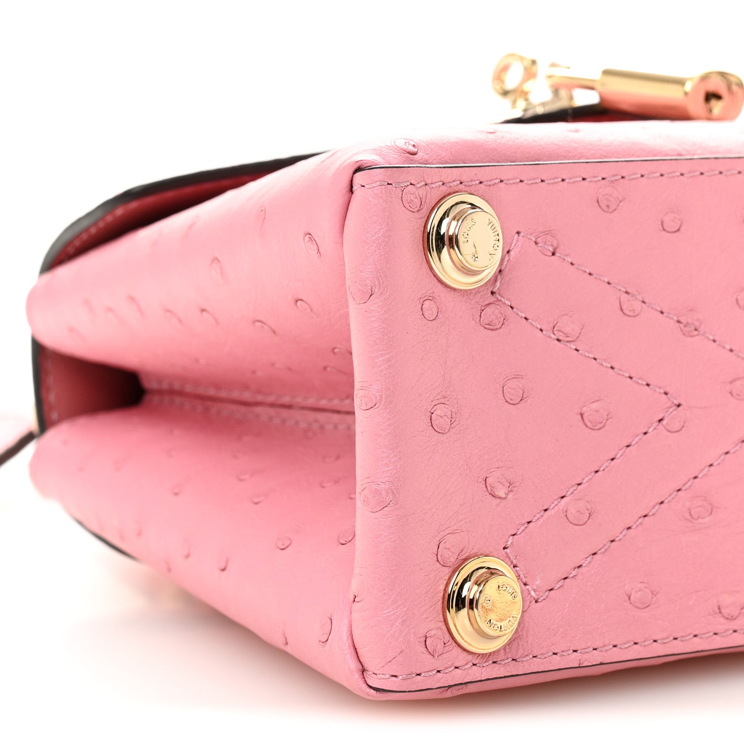 Louis Vuitton Ostrich Rose Des Vents Mini Pink