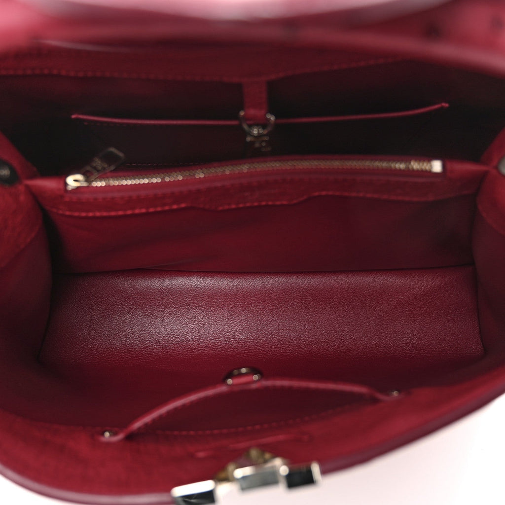 Louis Vuitton Ostrich Capucines MM Fuchsia