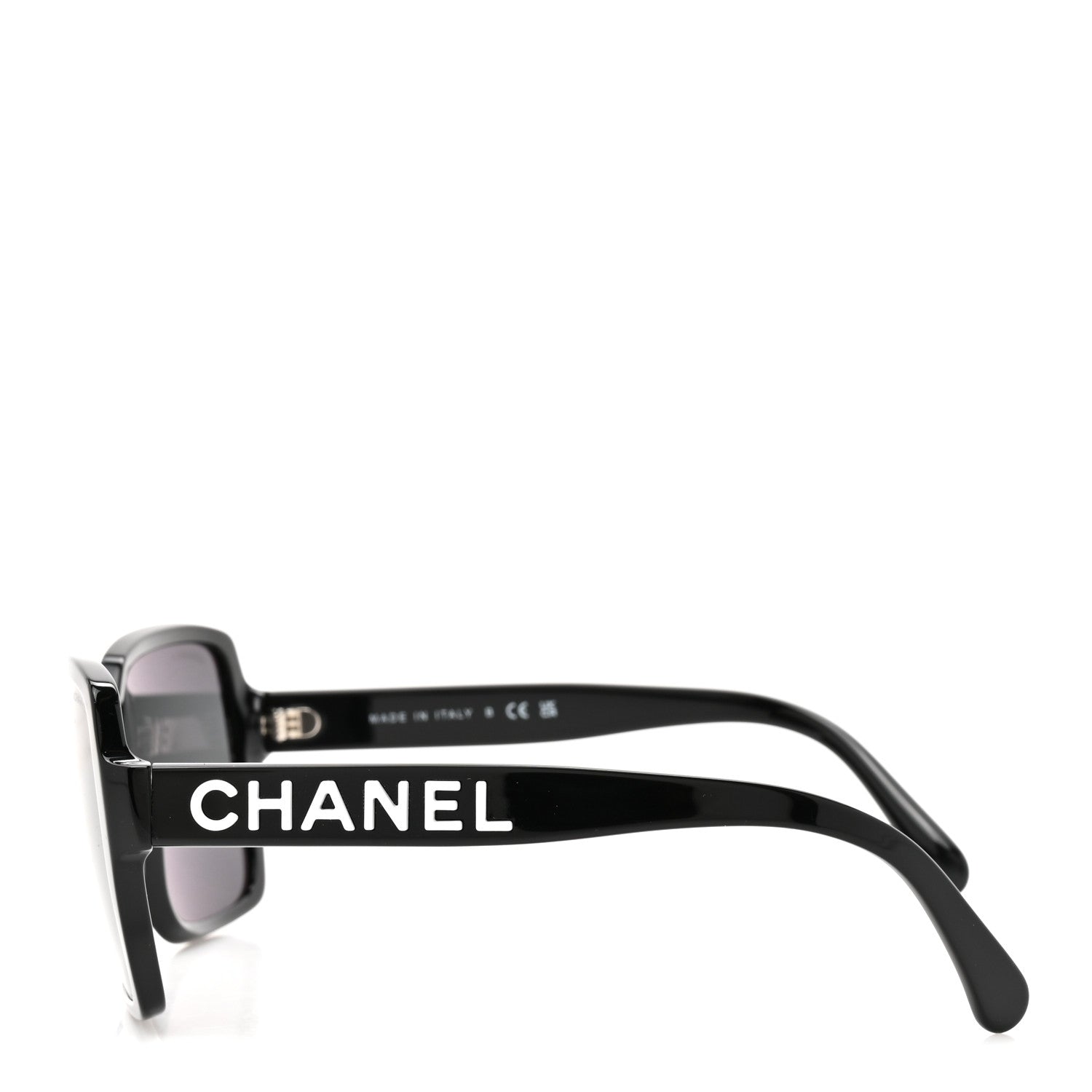 Acetate Square Sunglasses 5408 Black
