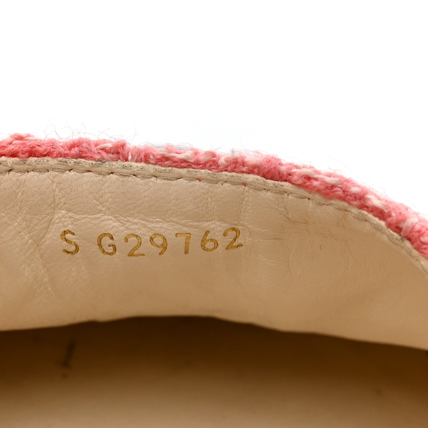 Chanel Tweed Grosgrain CC Espadrilles 35 Pink