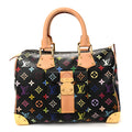 Louis Vuitton Monogram Multicolor Speedy 30 Black