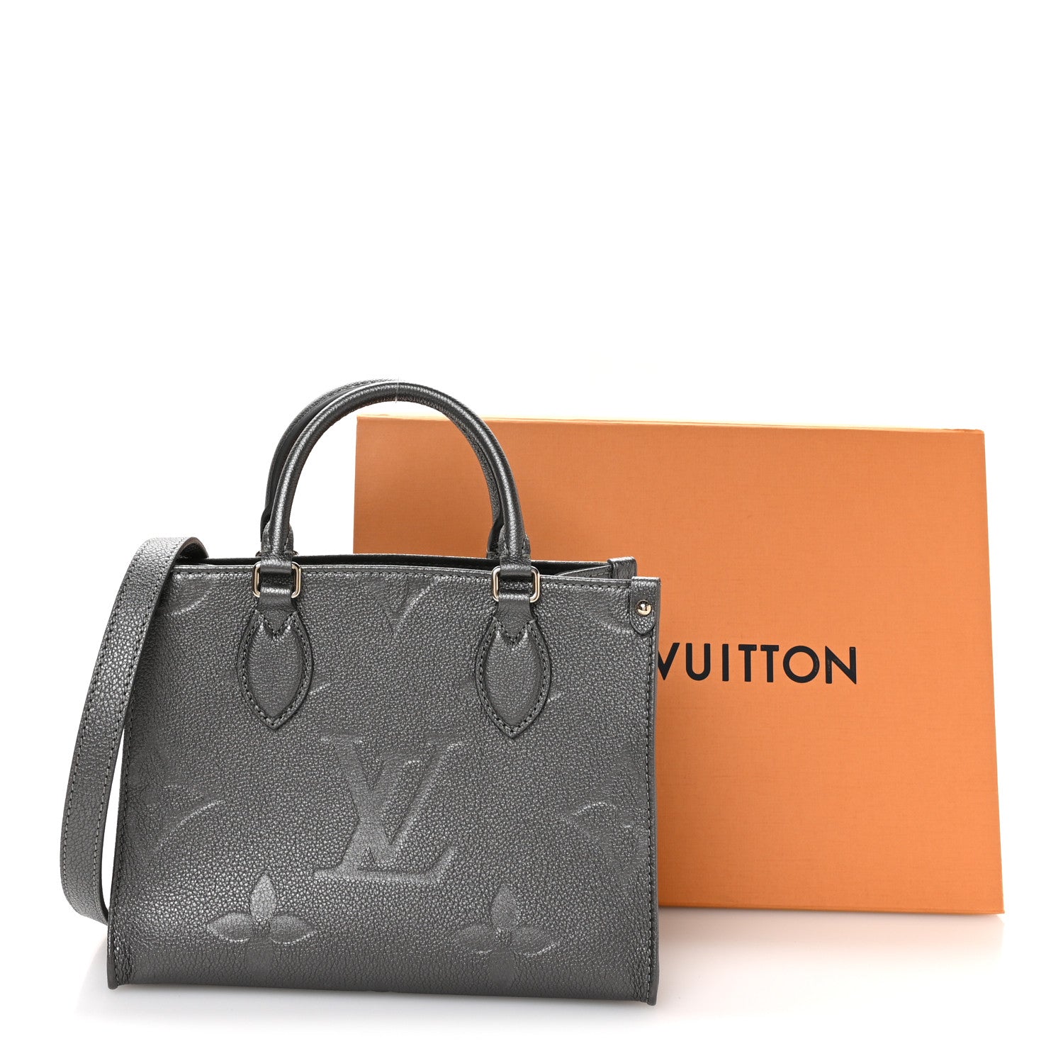 Louis Vuitton Empreinte Monogram Giant Onthego PM Gun Metal