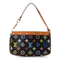 Louis Vuitton Monogram Multicolor Pochette Accessories Black