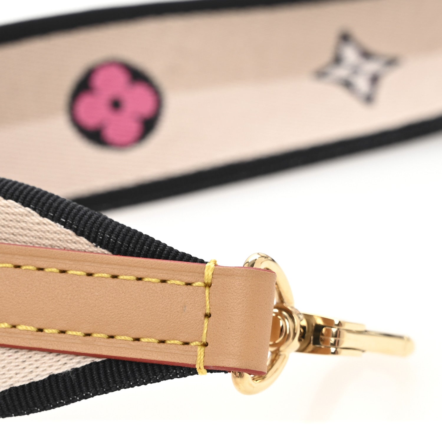 Louis Vuitton Jacquard Diane Shoulder Strap Black