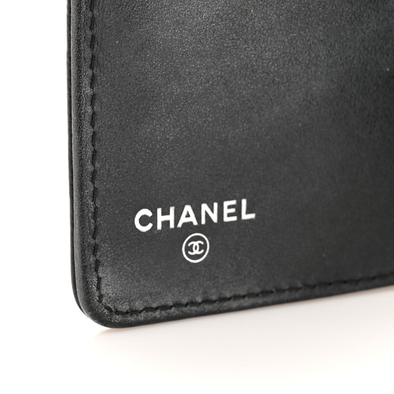 Caviar Quilted Boy Yen Wallet Black