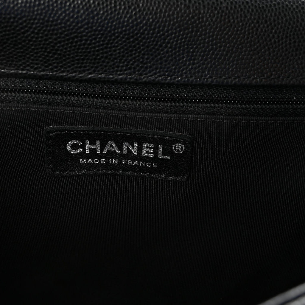 Chanel Caviar Quilted New Medium Boy Flap Black
