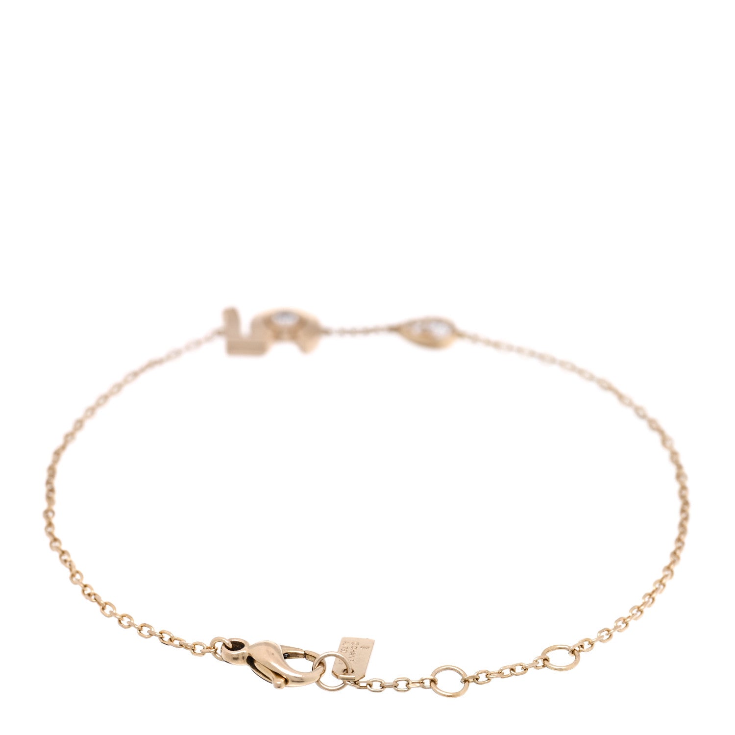 18K Beige Gold Diamond Extrait de No 5 Bracelet
