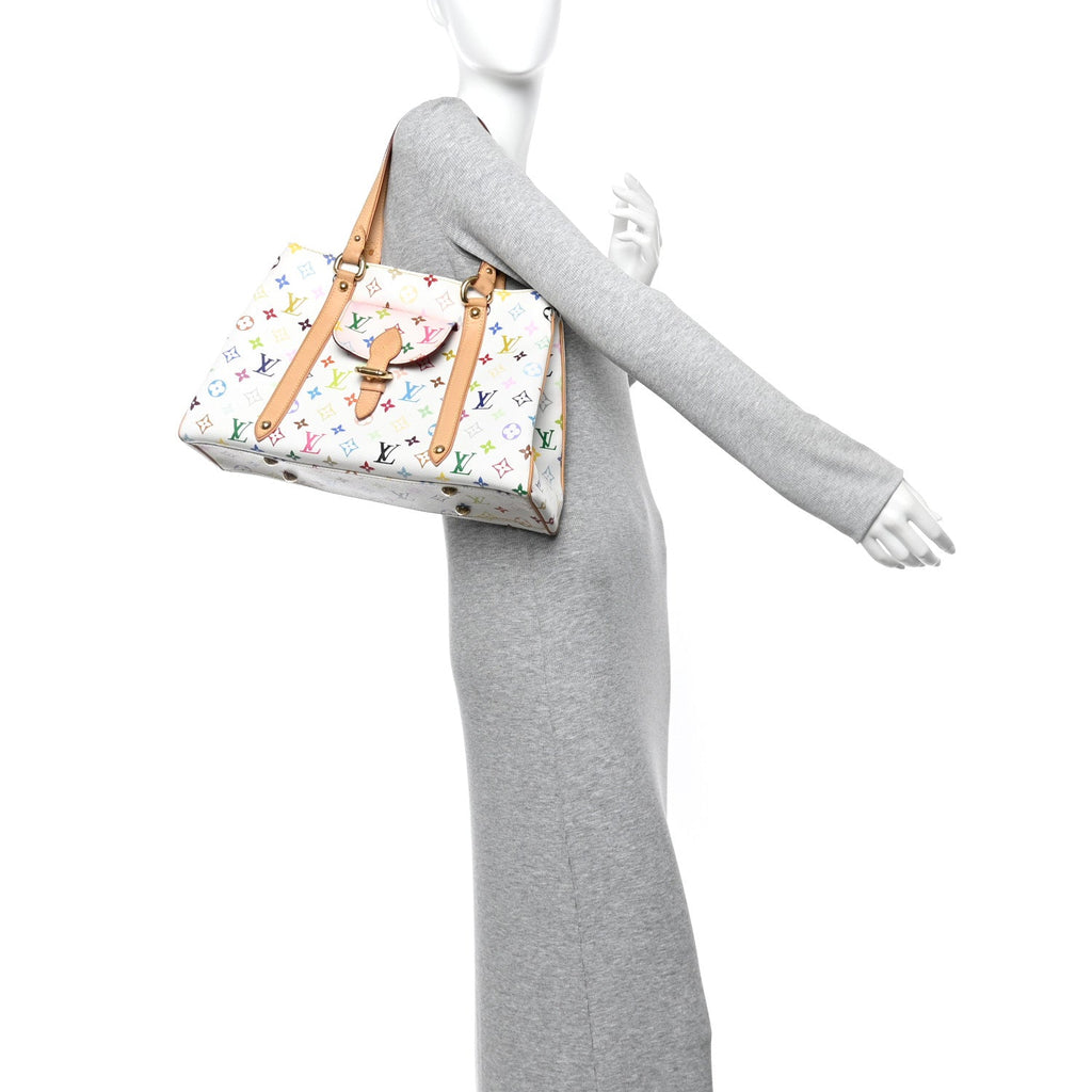 Louis Vuitton Monogram Multicolor Aurelia MM White