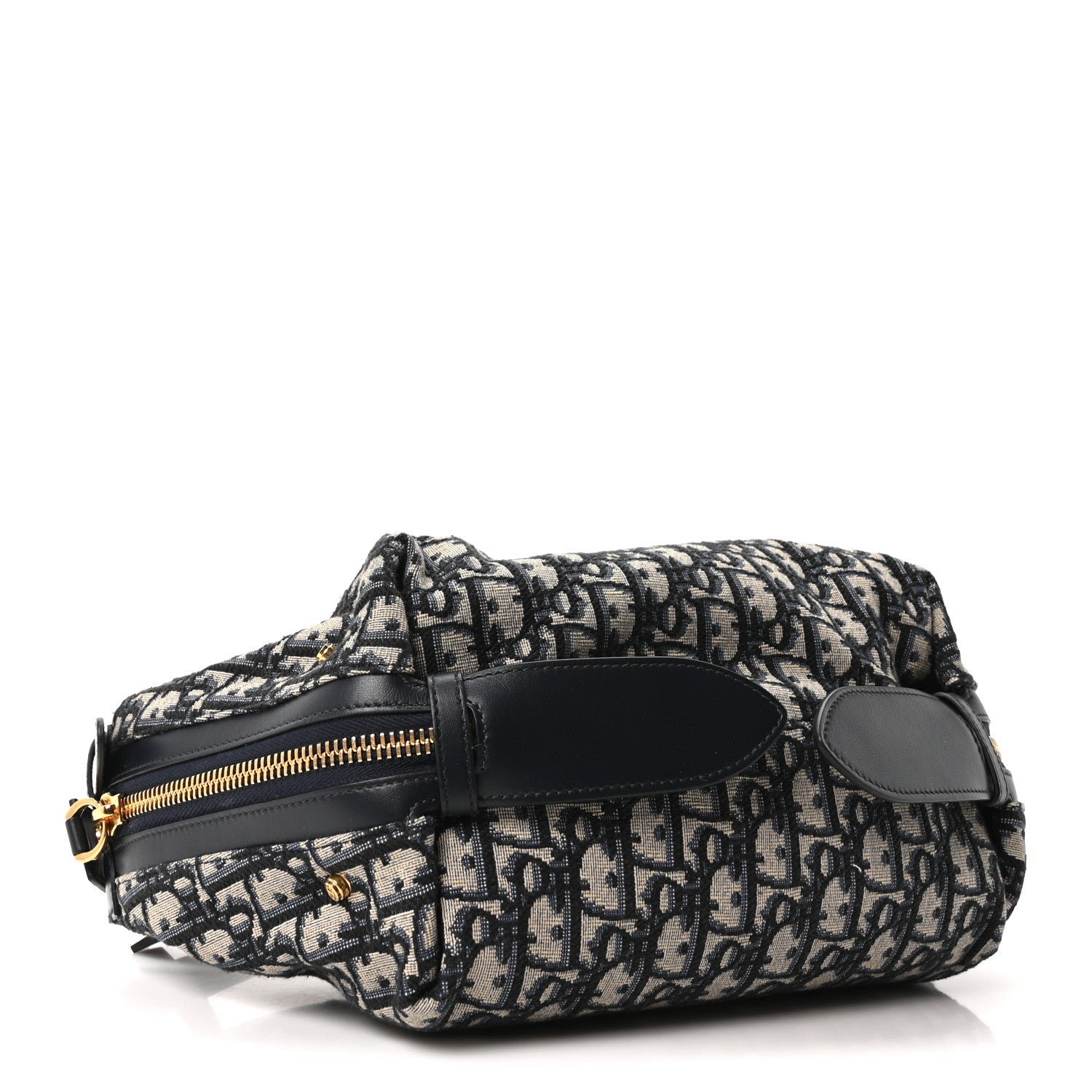 Christian Dior Oblique Medium D-Journey Bag Blue