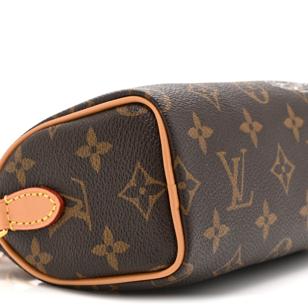 Louis Vuitton Monogram Vivienne Ice Skating Nano Speedy Bandouliere Pink