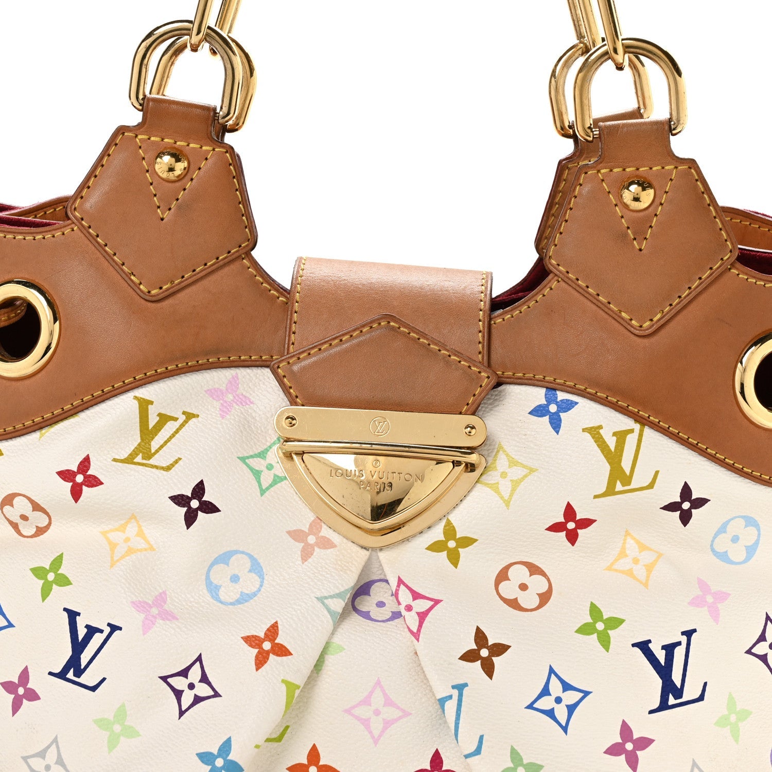 Louis Vuitton Monogram Multicolor Ursula White