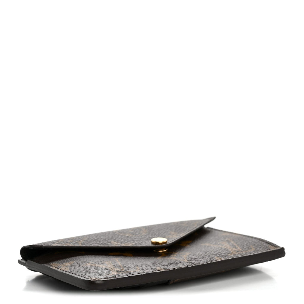Louis Vuitton Monogram Recto Verso Card Holder Black