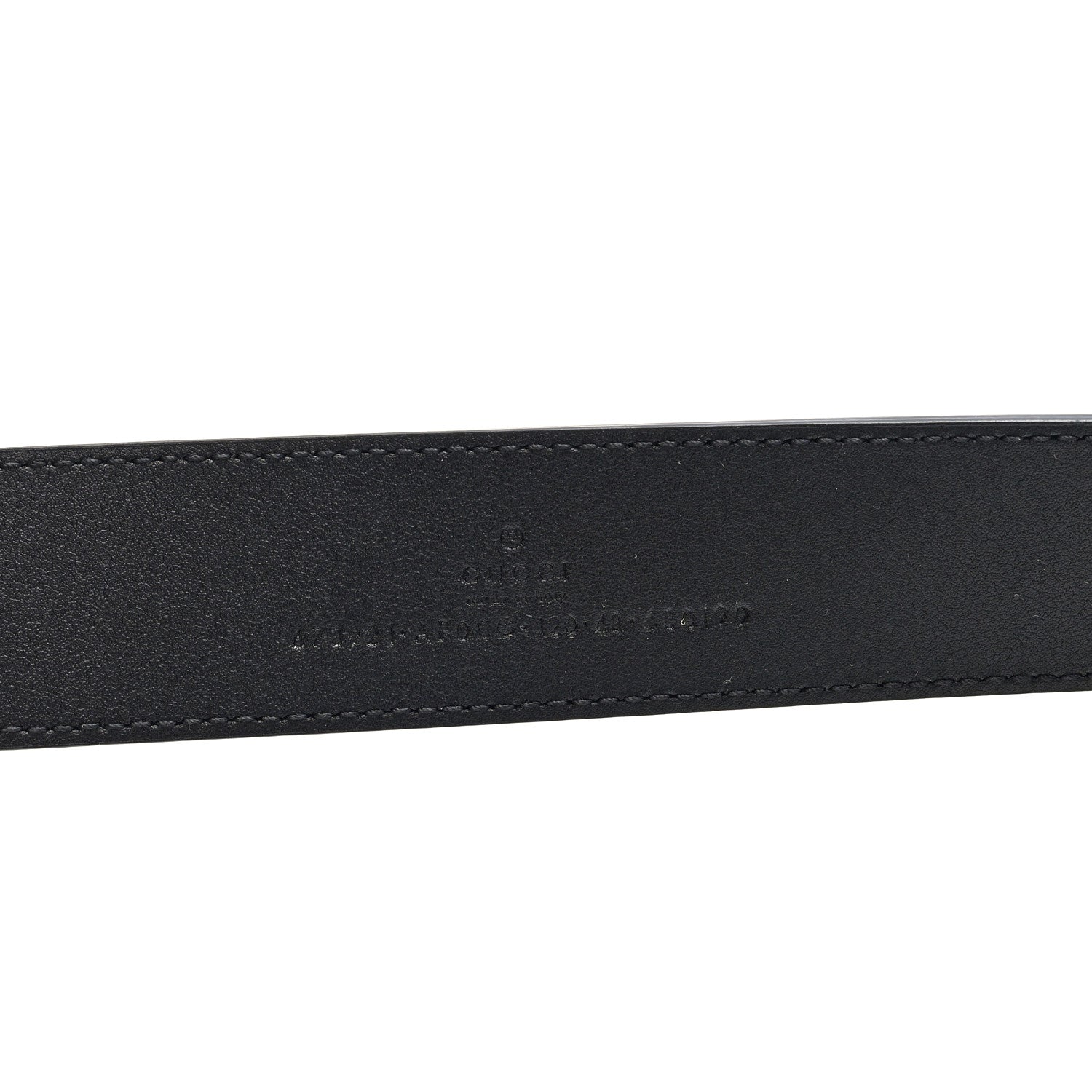 Gucci Calfskin Interlocking G 35mm Belt 120 48 Black