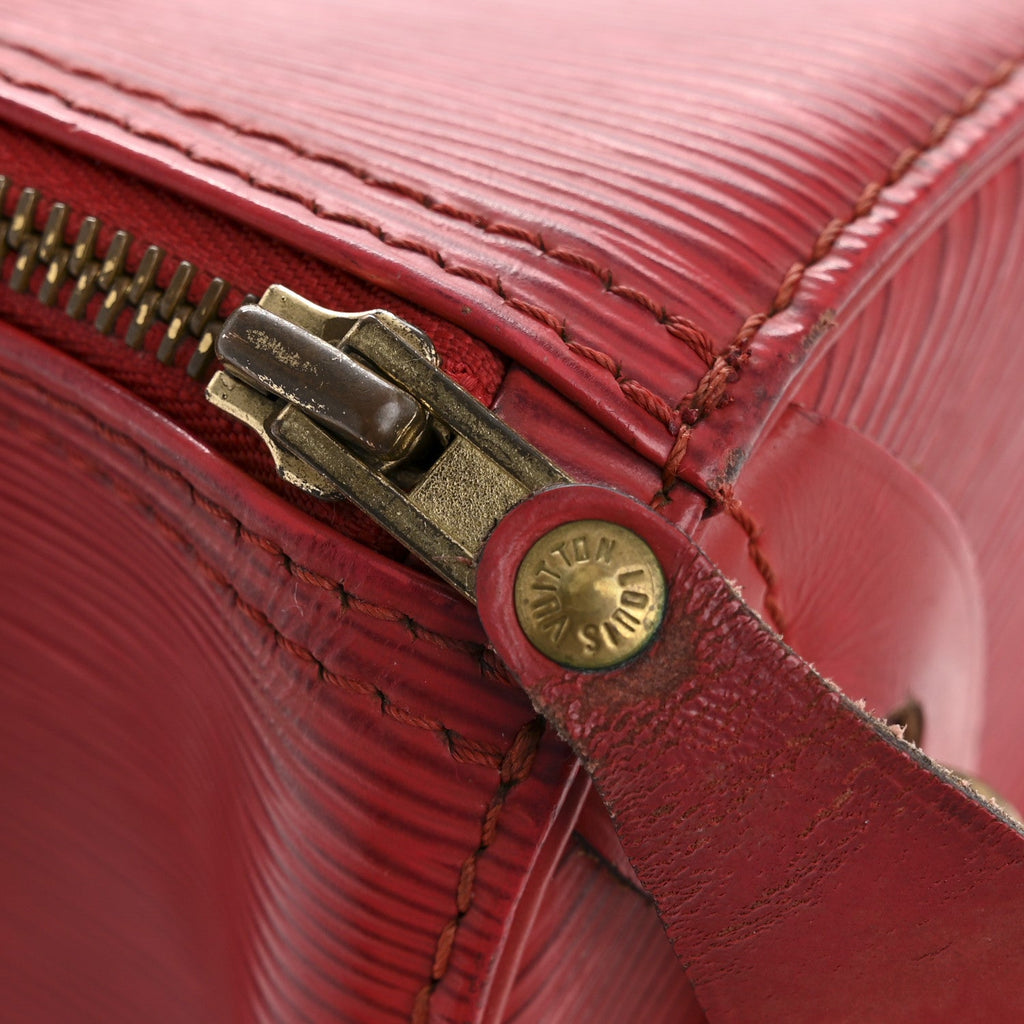 Louis Vuitton Epi Speedy 25 Castillan Red