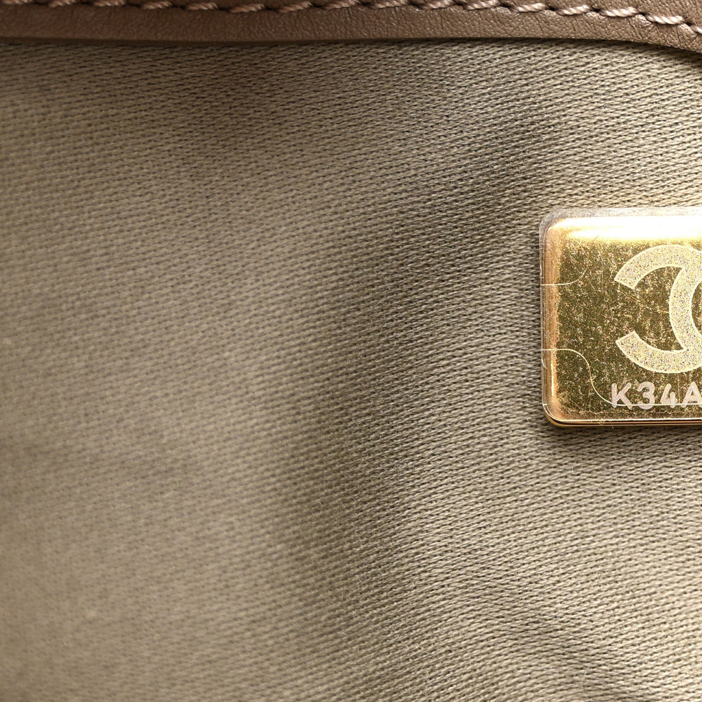 Chanel Suede Quilted Medium Chanel 25 Handbag Grey
