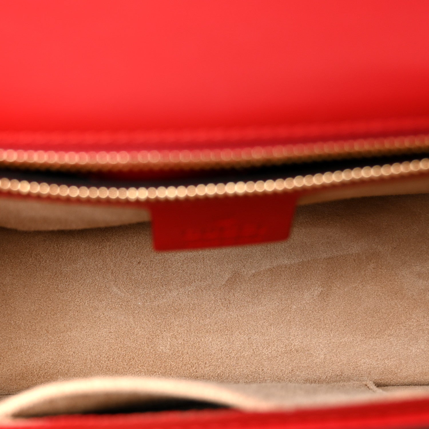 Gucci Calfskin Small Sylvie Shoulder Bag Hibiscus Red