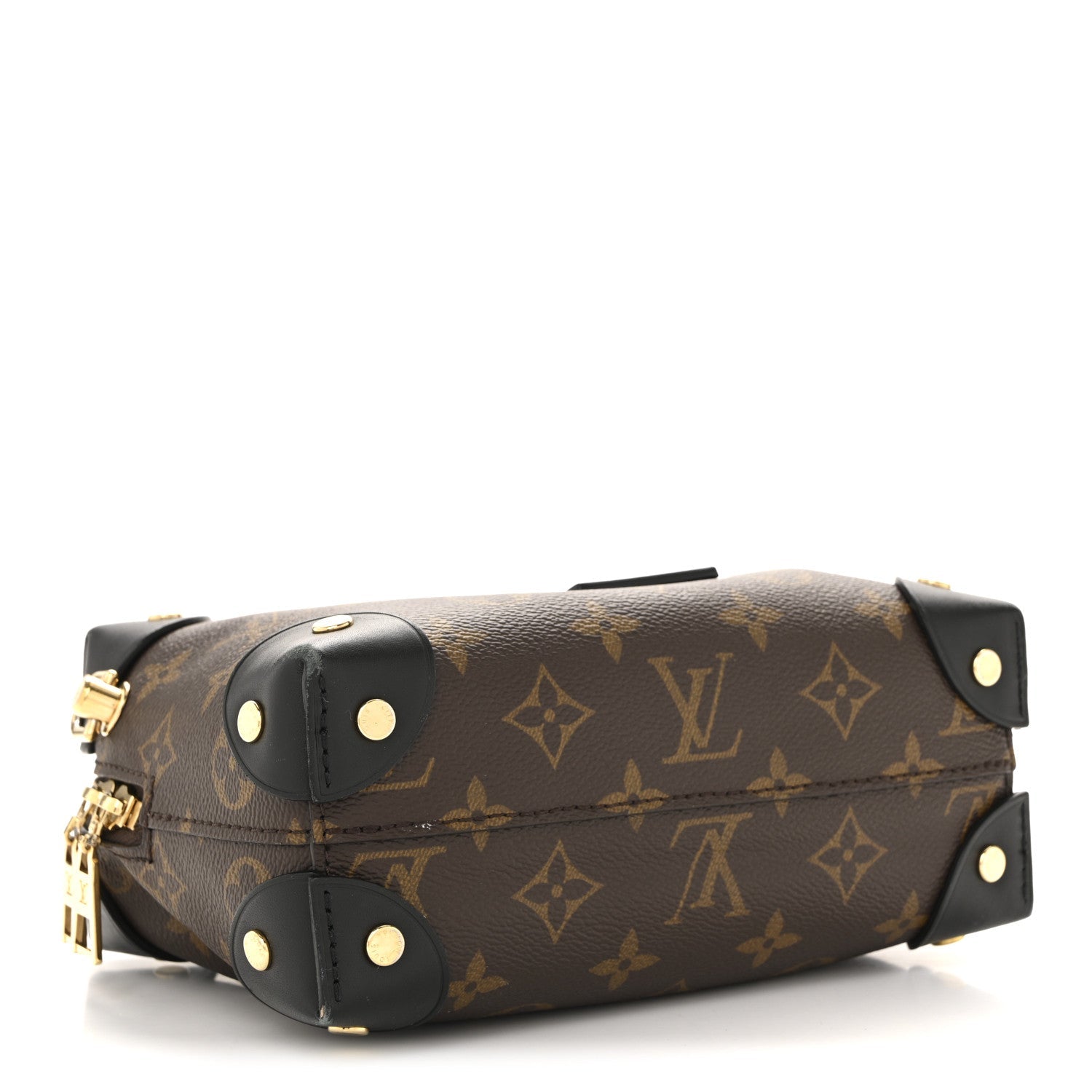 Louis Vuitton Monogram Petite Malle Souple Black