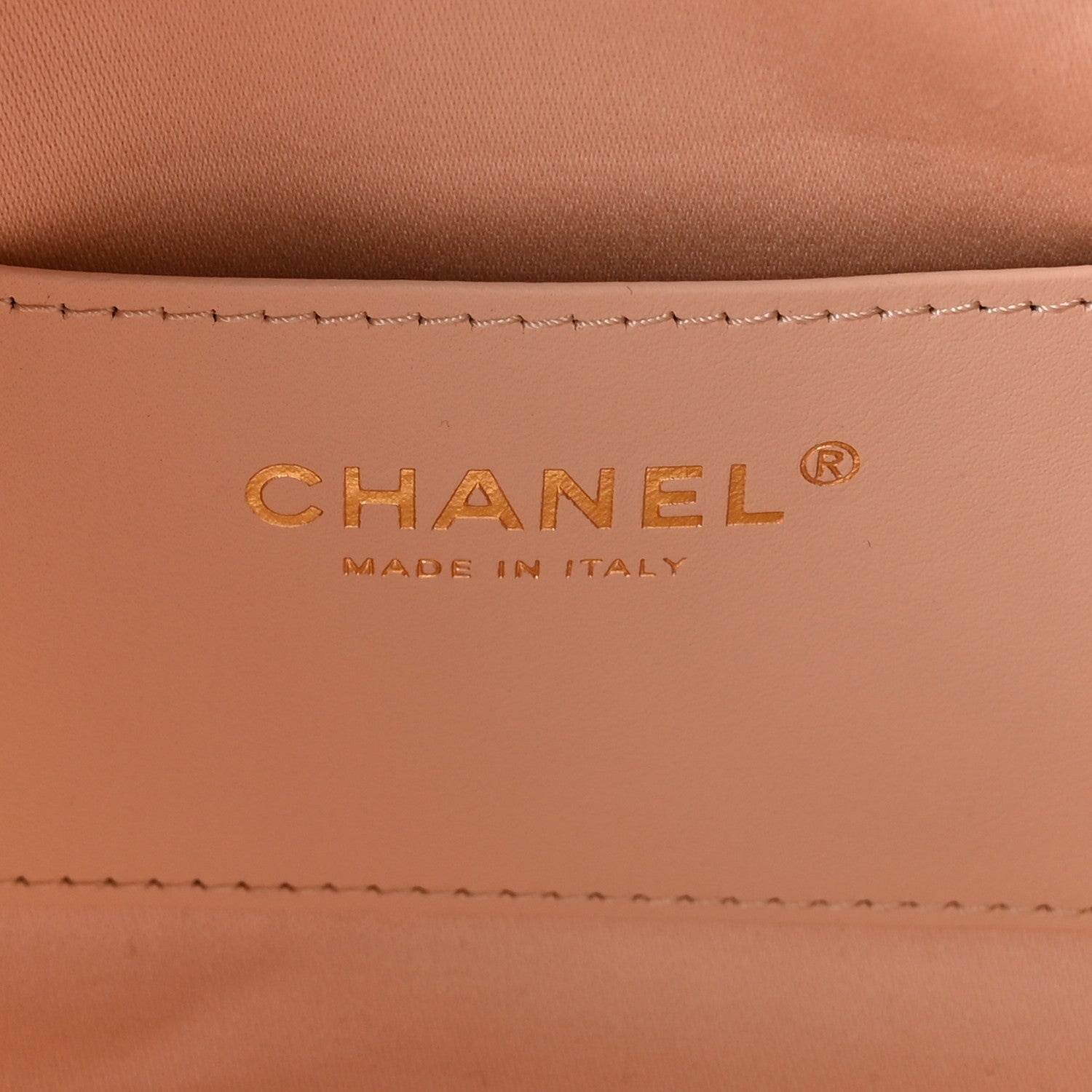 Chanel Metallic Caviar Quilted Mini Chanel 25 Handbag Copper