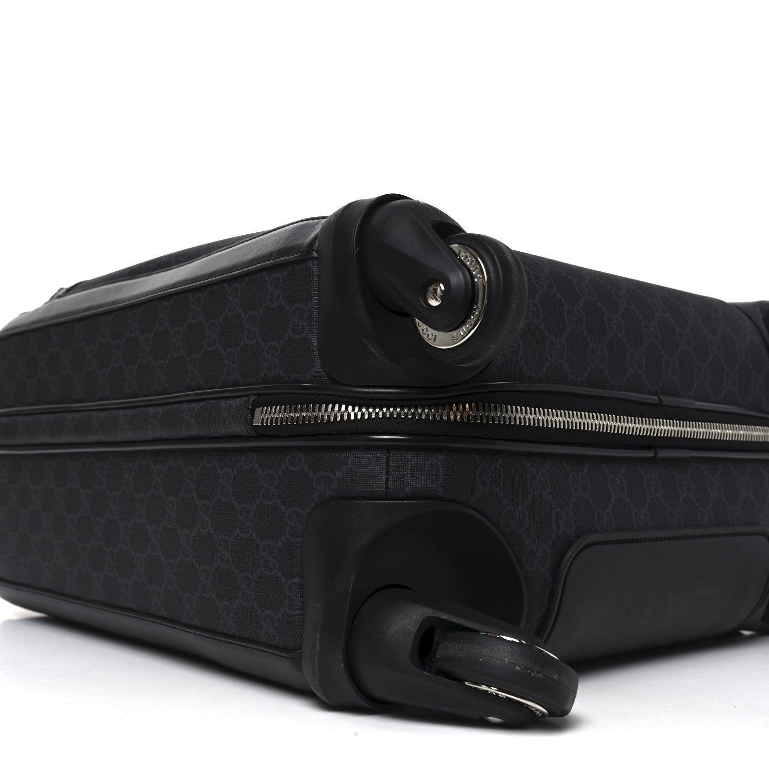 Gucci GG Supreme Monogram Calfskin Cabin Trolley Black