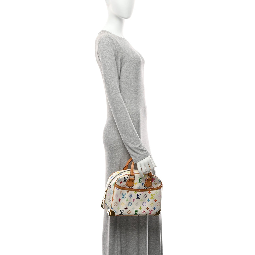 Louis Vuitton Monogram Multicolor Trouville White