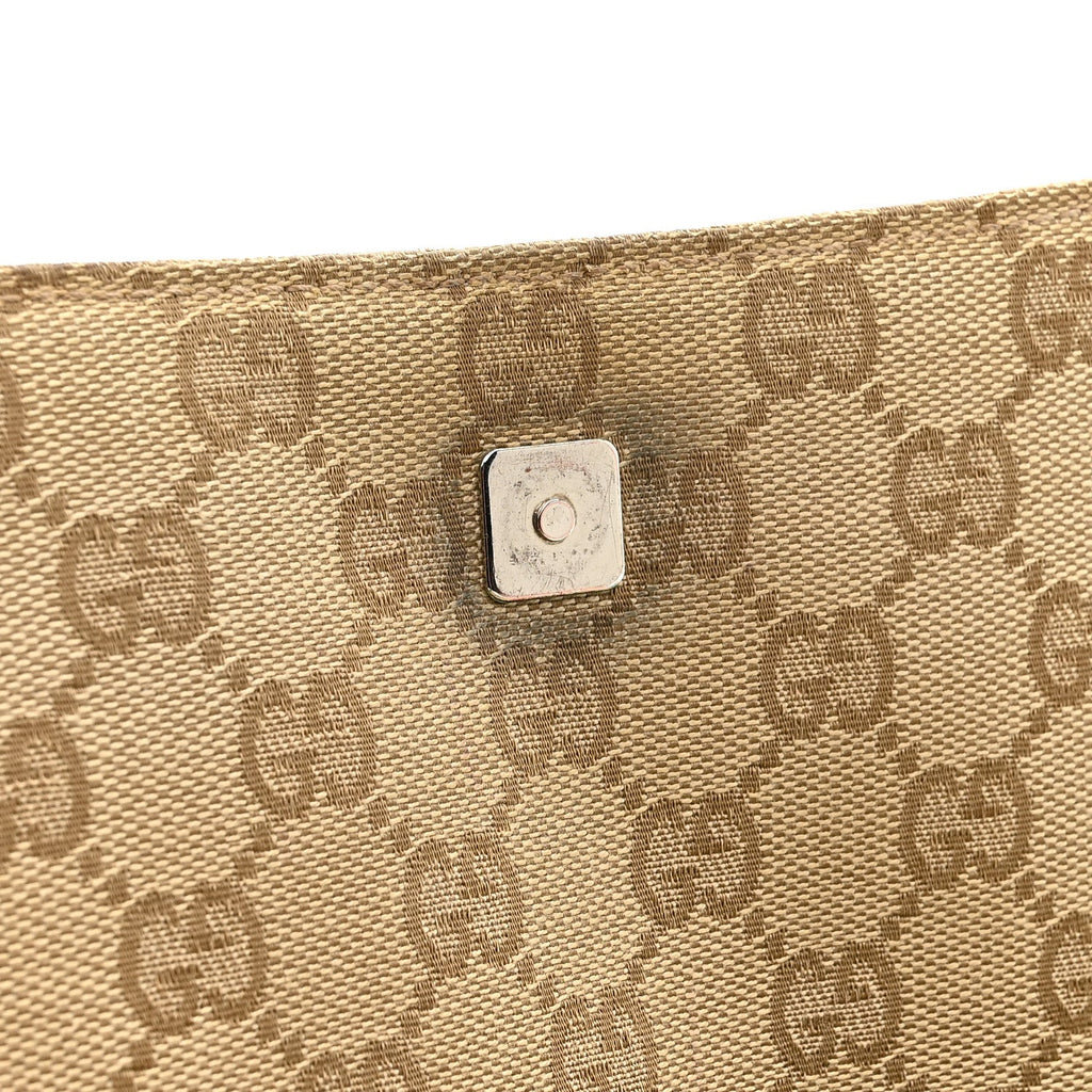 Gucci Monogram Satchel Bag Turquoise