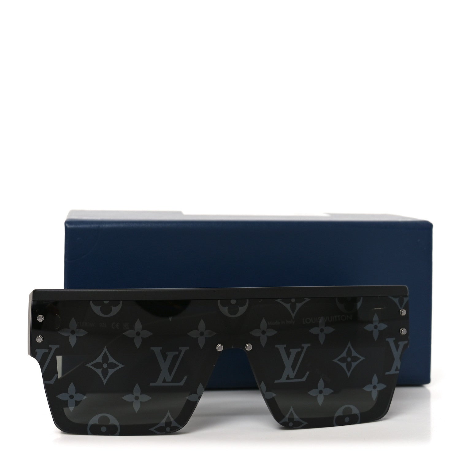 Louis Vuitton Acetate Monogram Waimea Z1583W Sunglasses Black