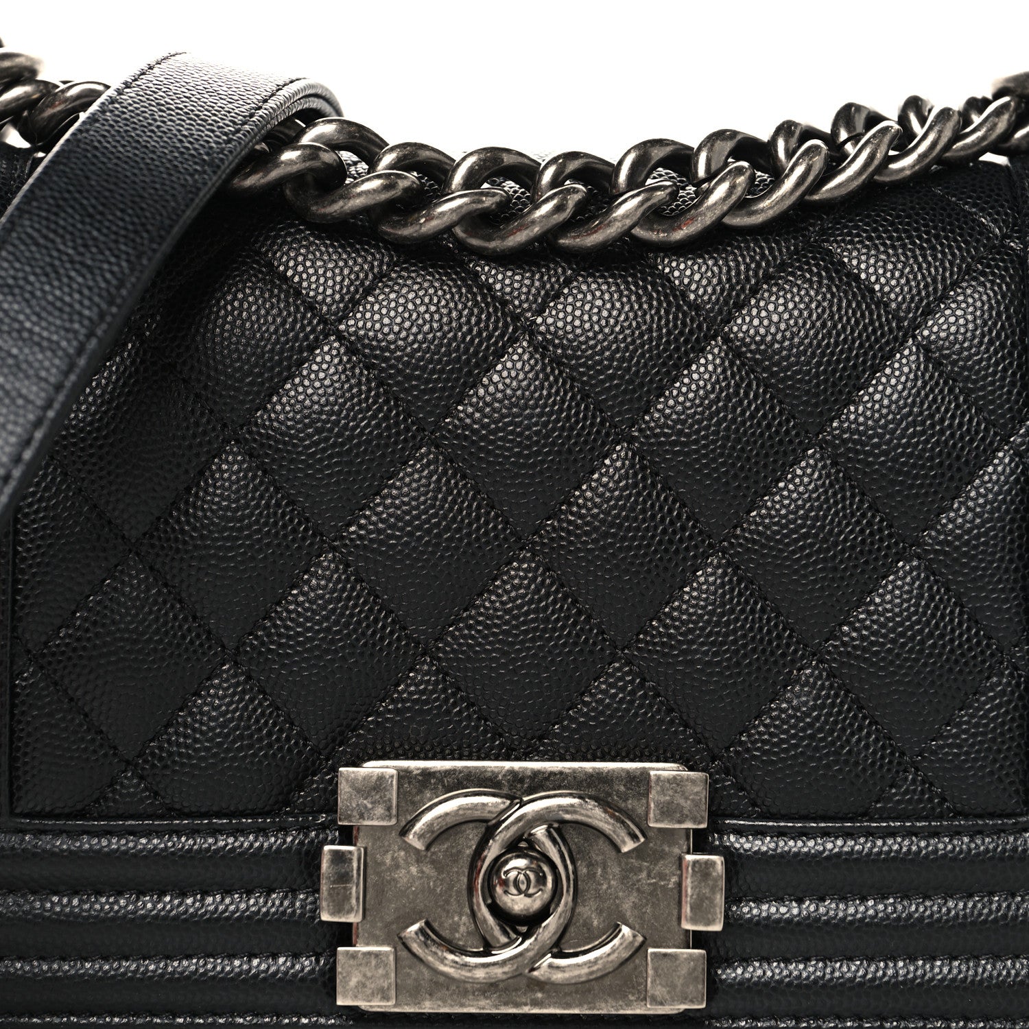 Chanel Caviar Quilted Small Boy Flap Black