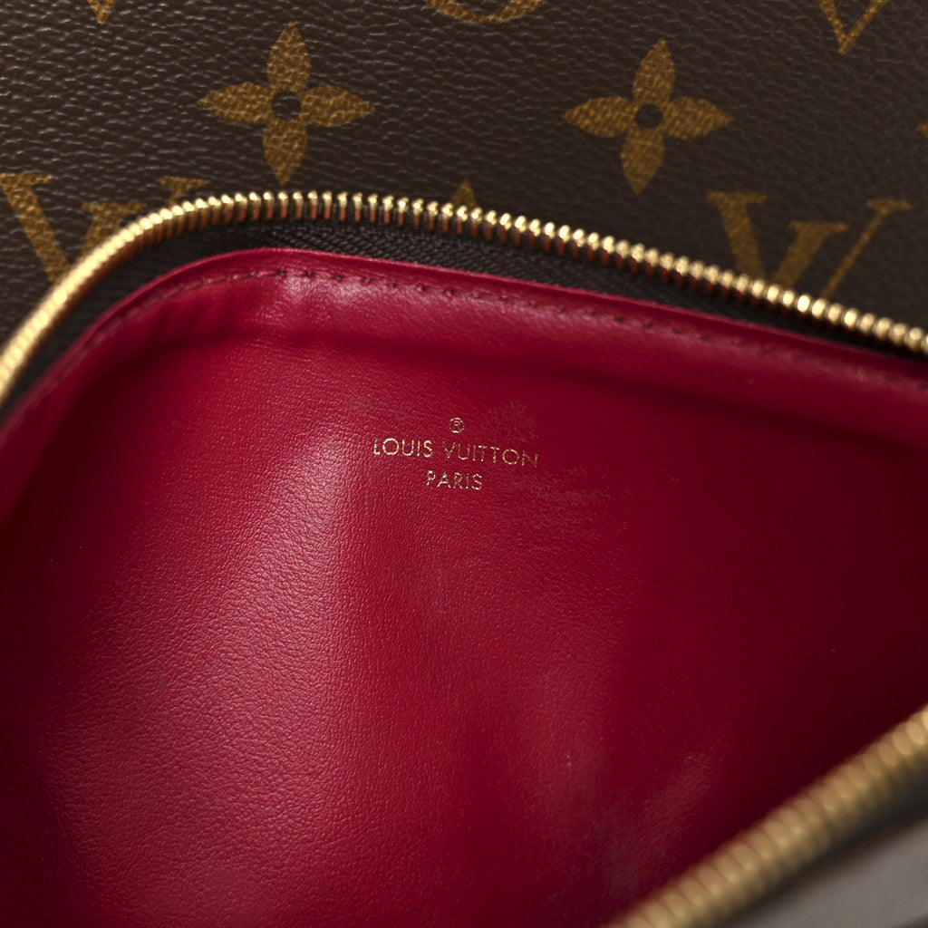 Louis Vuitton Monogram Pochette Felicie Chain Wallet Fuchsia