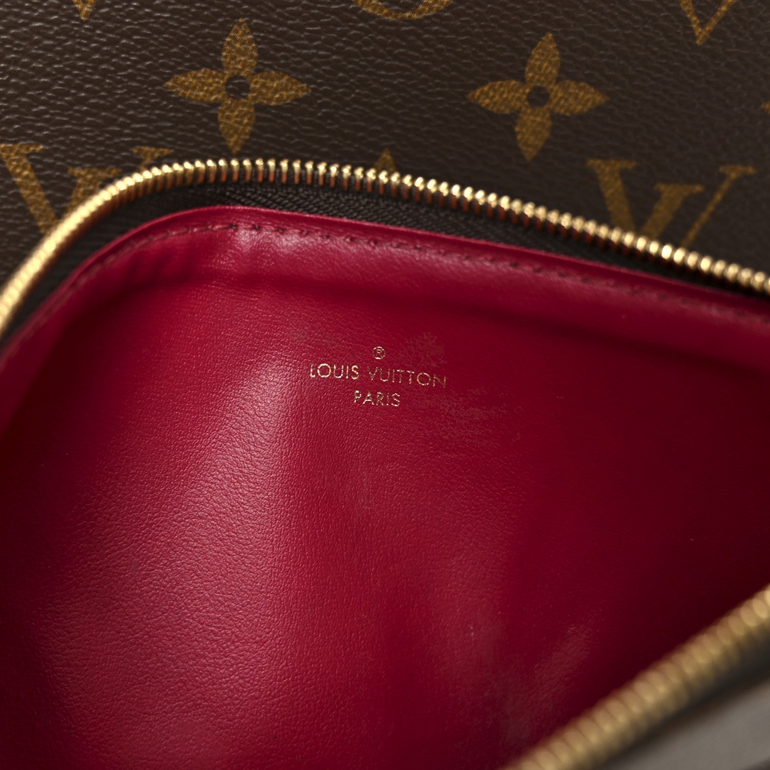 Louis Vuitton Monogram Pochette Felicie Chain Wallet Fuchsia