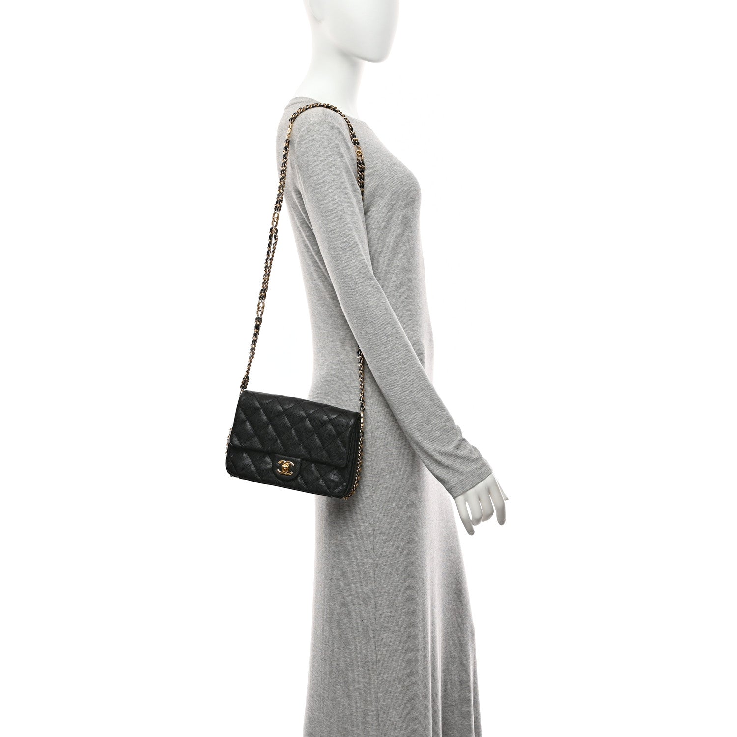 Chanel Caviar Quilted Mini CC You Flap Black