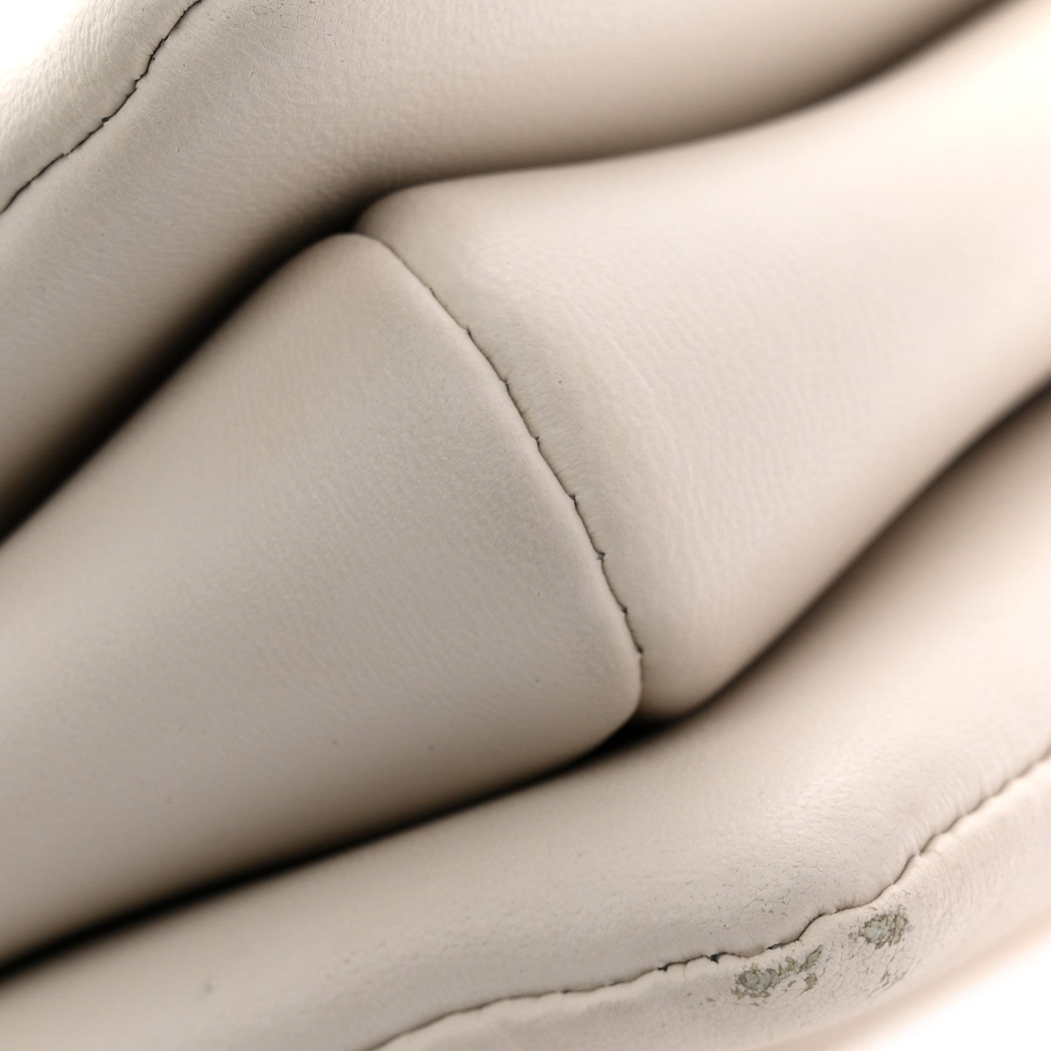 Louis Vuitton Lambskin Embossed Monogram Coussin PM Beige Cream