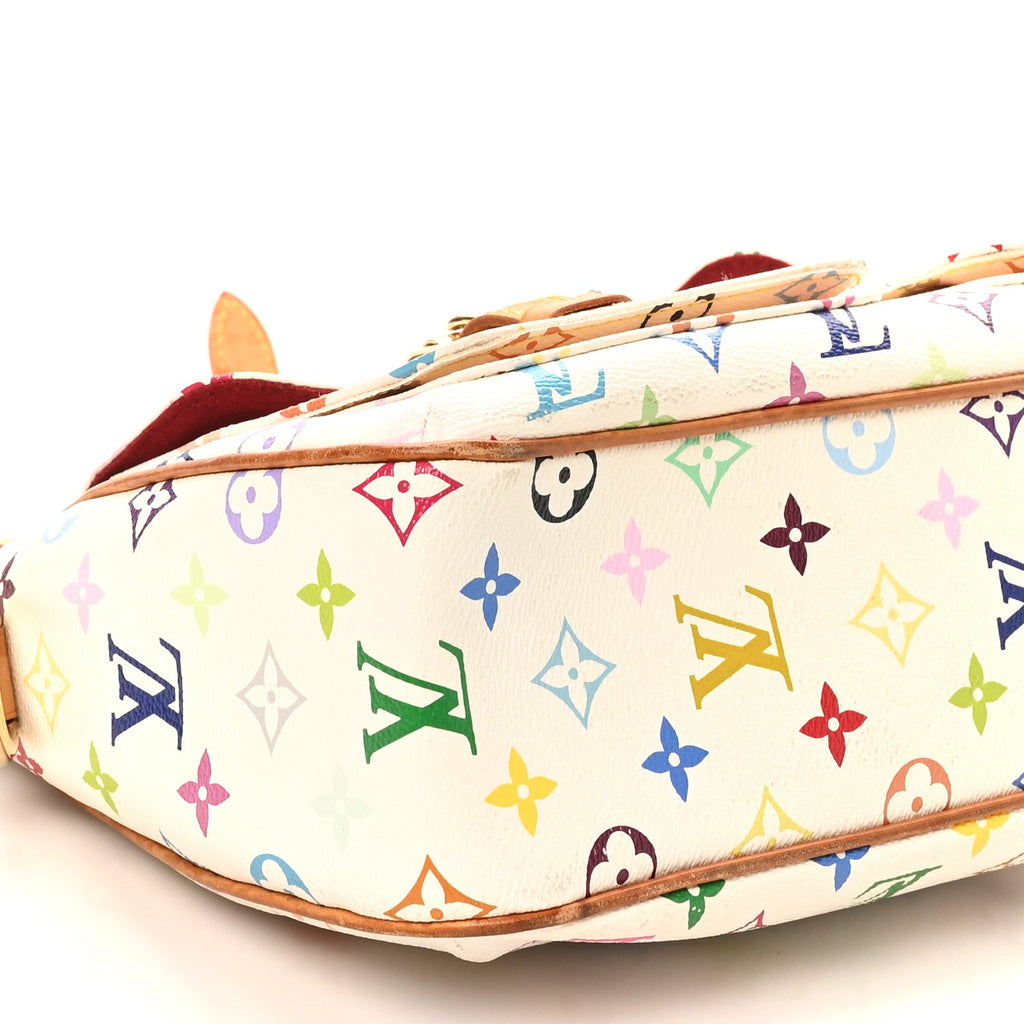 Louis Vuitton Monogram Multicolor Lodge GM White