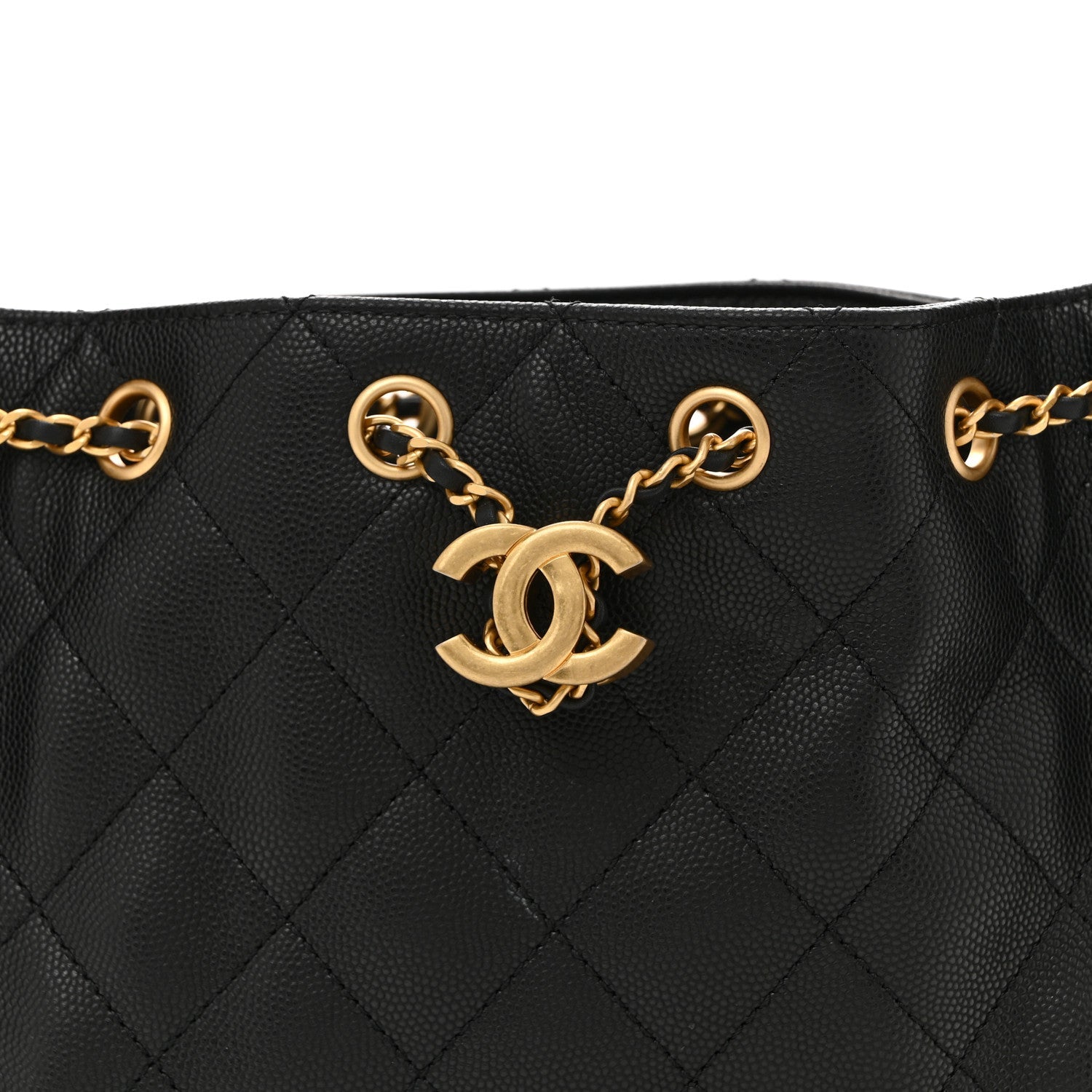 Chanel Caviar Quilted Mini Chanel 25 Handbag Black