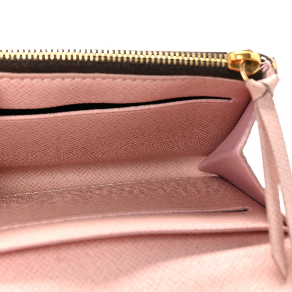 Louis Vuitton Damier Ebene Rosalie Coin Purse Rose Ballerine