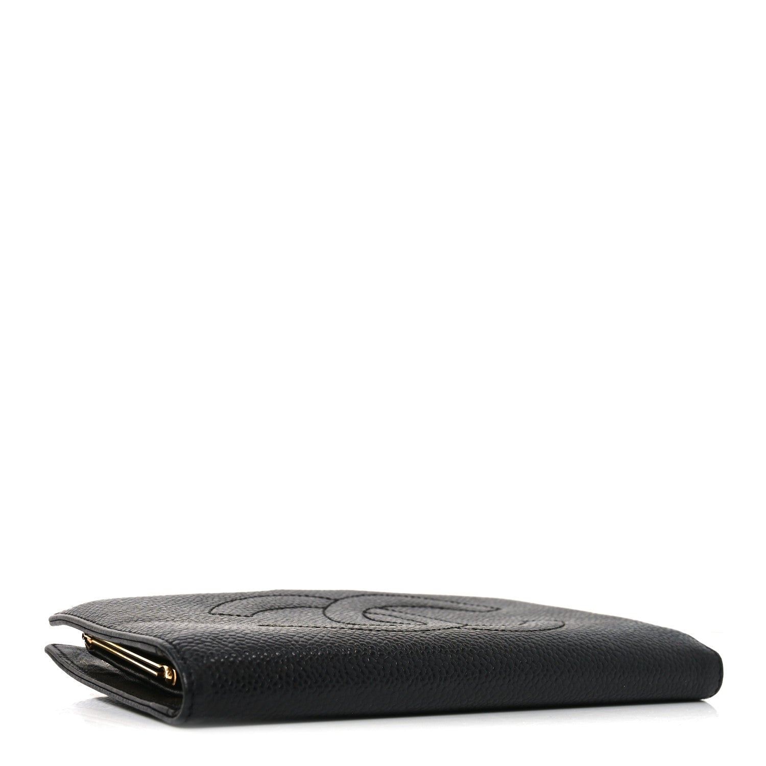 Caviar Timeless CC French Wallet Black