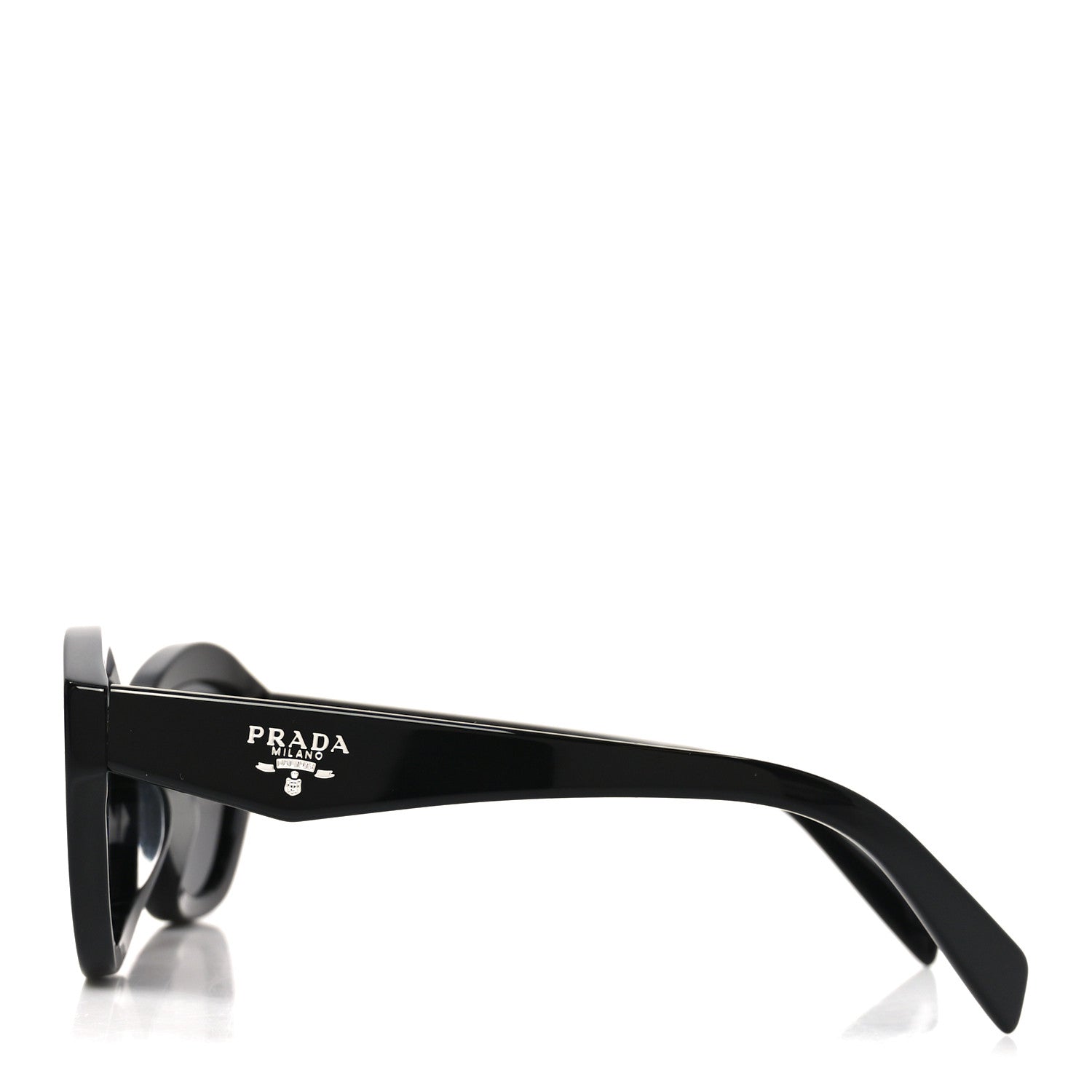 Prada Acetate Logo Sunglasses SPR A02-F Black