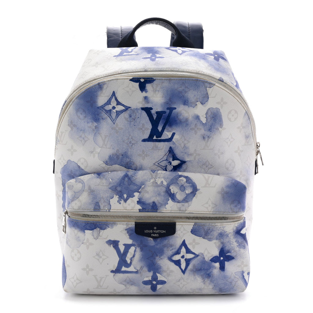 Louis Vuitton Monogram Watercolor Discovery Backpack Blue
