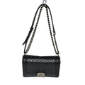 Chanel bag Black Quilted Calfskin Medium Boy Bag